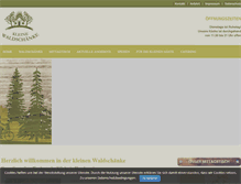 Tablet Screenshot of kleine-waldschaenke-hamburg.de